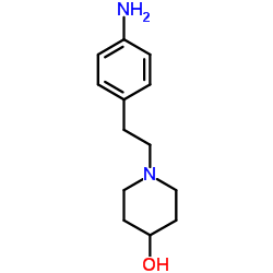 1-[2-(4-Aminophenyl)ethyl]-4-piperidinol结构式