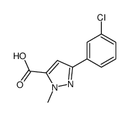 3-(3-Chlorophenyl)-1-methyl-1H-pyrazole-5-carboxylic acid picture