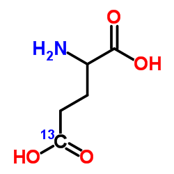 Glutamic-5-13C Acid Structure