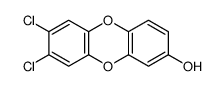 7,8-dichlorodibenzo-p-dioxin-2-ol Structure