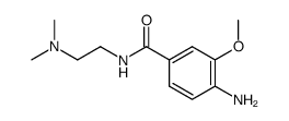 4-amino-N-(2-(dimethylamino)ethyl)-3-methoxybenzamide Structure