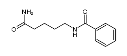 5-benzoylamino-valeric acid amide Structure