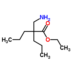 Ethyl 2-(aminomethyl)-2-propylpentanoate结构式