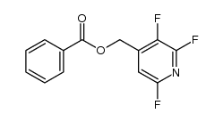 benzoic acid 2,3,6-trifluoro-pyridin-4-ylmethyl ester Structure
