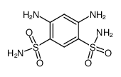 4,6-diamino-benzene-1,3-disulfonic acid diamide结构式