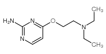 4-(2-diethylaminoethoxy)pyrimidin-2-amine结构式