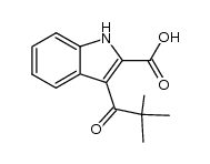 3-pivaloylindole-2-carboxylic acid Structure
