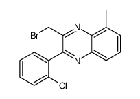 3-(bromomethyl)-2-(2-chlorophenyl)-5-methylquinoxaline Structure