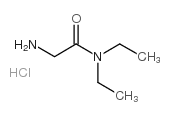 2-氨基-N,N-二乙基乙酰胺盐酸盐结构式