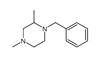 1-benzyl-2,4-dimethylpiperazine结构式
