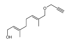 3,7-dimethyl-8-prop-2-ynoxyocta-2,6-dien-1-ol结构式