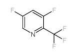 3,5-Difluoro-2-(trifluoromethyl)pyridine Structure