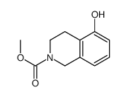 Methyl 5-hydroxy-3,4-dihydro-2(1H)-isoquinolinecarboxylate结构式
