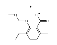 lithium 3-ethyl-2-(methoxymethoxy)-6-methylbenzoate Structure