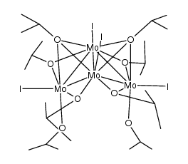Mo4I4(O-i-Pr)8结构式