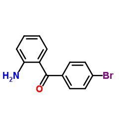2-氨基-4'-溴二苯甲酮结构式
