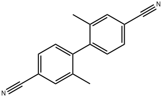 2,2'-Dimethyl-[1,1'-biphenyl]-4,4'-dicarbonitrile Structure