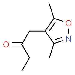2-Butanone,1-(3,5-dimethyl-4-isoxazolyl)-(9CI)结构式