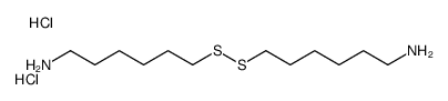 6-(6-Amino-hexyldisulfanyl)-hexylamine hydrochloride结构式