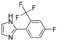 2-(4-Fluoro-2-trifluoromethyl-phenyl)-1H-imidazole Structure