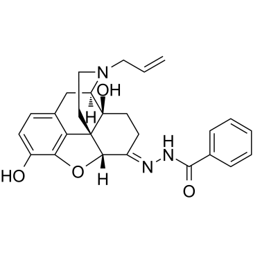 Naloxone benzoylhydrazone结构式