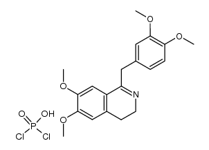 3,4-dihydropapaverine dichlorophosphate Structure
