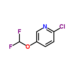 2-氯-5-二氟甲氧基吡啶结构式