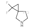 1,1-二氟-5-氮杂螺[2.4]庚烷结构式