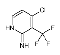 4-chloro-3-(trifluoromethyl)pyridin-2-amine Structure