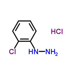 (2-chlorophenyl)hydrazine hydrochloride Structure
