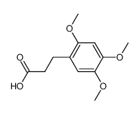 3-(2,4,5-trimethoxyphenyl)propionic acid Structure