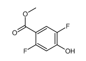 methyl 2,5-difluoro-4-hydroxybenzoate Structure