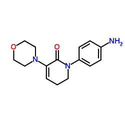 1-(4-氨基苯基)-5,6-二氢-3-(4-吗啉基)-2(1H)-吡啶酮图片