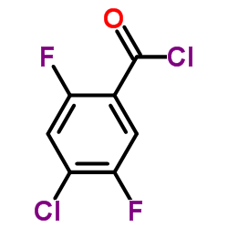 4-CHLORO-2,5-DIFLUOROBENZOYL CHLORIDE structure