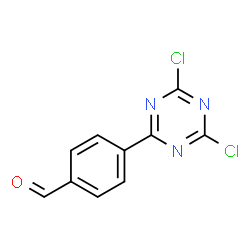 4-(4, 6-Dichloro-1, 3, 5-triazin-2-yl)benzaldehyde Structure