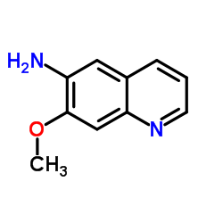 7-甲氧基喹啉-6-胺结构式