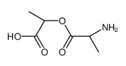 D-Alanine, (1R)-1-carboxyethyl ester (9CI) structure