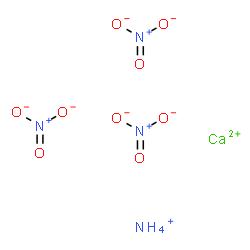 ammonium calcium trinitrate Structure