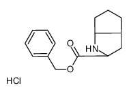 (R,R,R)-2-Azabicyclo[3.3.0]octane-3-carboxylic Acid Benzyl Ester Hydrochloride Salt Structure