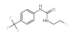 1-(2-chloroethyl)-3-[4-(trifluoromethyl)phenyl]urea结构式