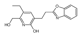 3-[2-(1,3-benzoxazol-2-yl)ethyl]-5-ethyl-6-(hydroxymethyl)-1H-pyridin-2-one结构式