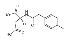 (S)-2-(2-(p-tolyl)acetamido)succinic acid Structure