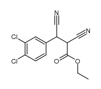 3,4-dichlorophenyl-α,β-dicyanoethyl propionate Structure