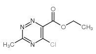 5-氯-3-甲基-1,2,4-三嗪-6-羧酸乙酯结构式