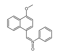 1-(4-methoxynaphthalen-1-yl)-N-phenylmethanimine oxide结构式