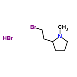 2-(2-Bromoethyl)-1-methylpyrrolidine hydrobromide (1:1)结构式