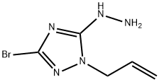 (2-Allyl-5-bromo-2H-[1,2,4]triazol-3-yl)-hydrazine结构式