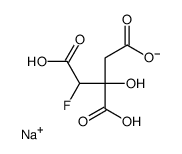 sodium,3-carboxy-4-fluoro-3,5-dihydroxy-5-oxopentanoate Structure