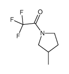 (8CI,9CI)-3-甲基-1-(三氟乙酰基)-吡咯烷结构式