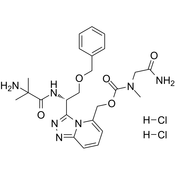BMS-604992 dihydrochloride结构式